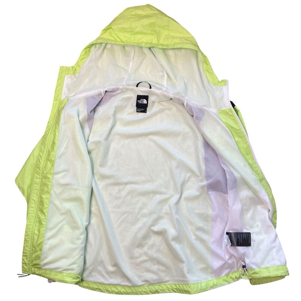 The North Face Lightweight Jacket Women L Green Windbreaker Hydrenaline Full Zip - Picture 11 of 13